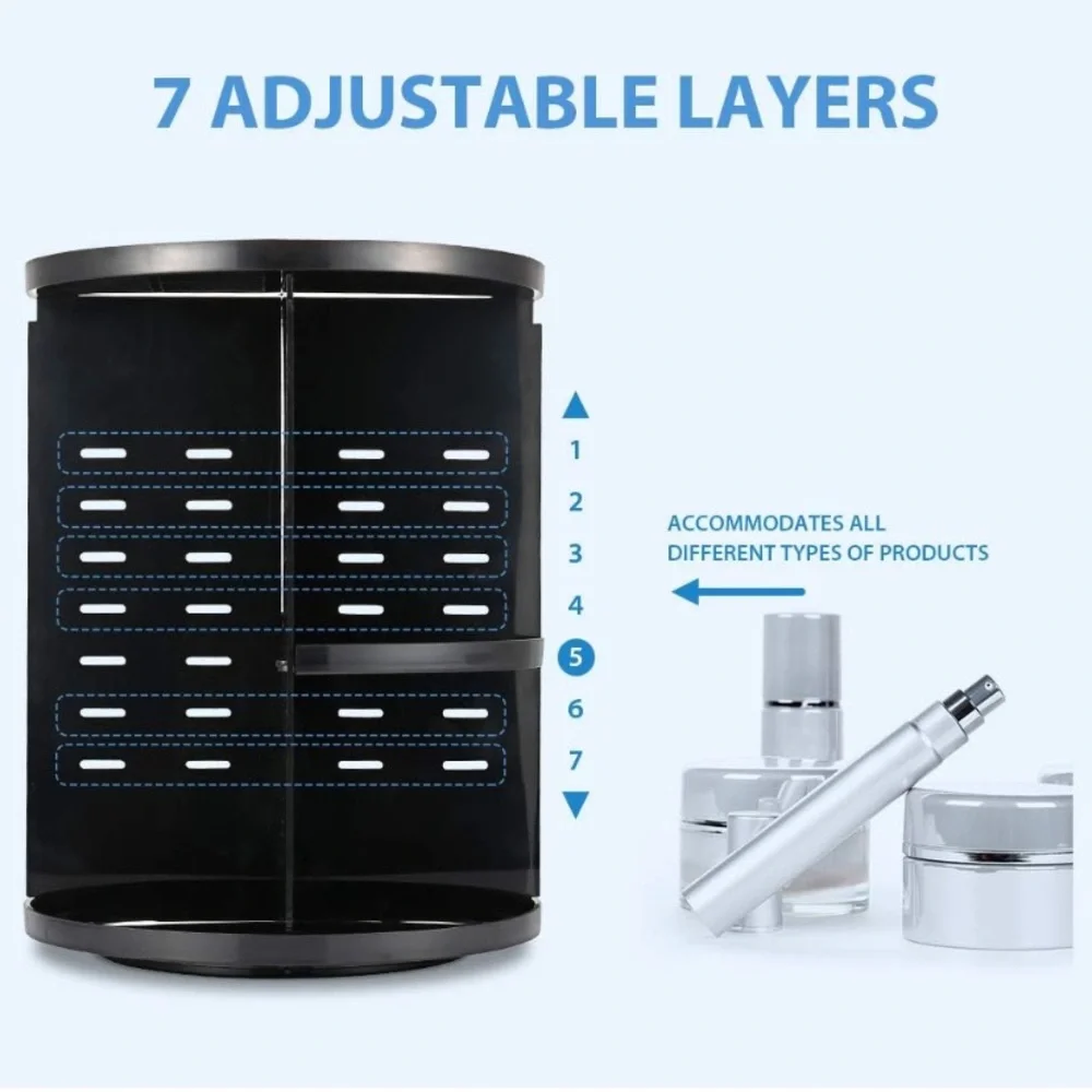 NWT! Jerrybox 360 Rotation Cosmetic Organizer
